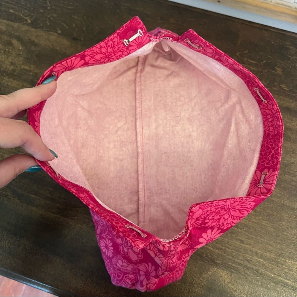 Thirty-One Pink Floral Skirt Purse Cover - Picture 2 of 2